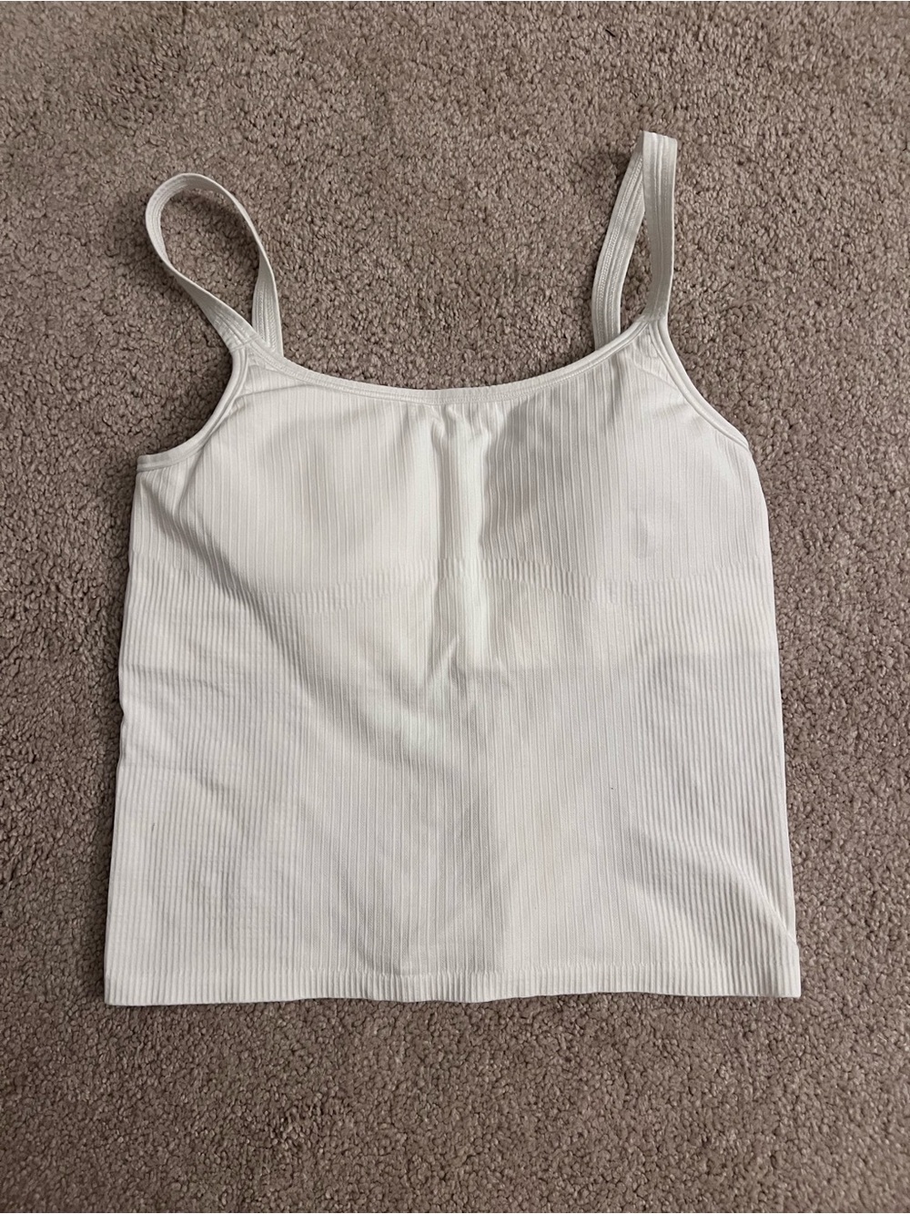 lululemon athletica ebb to street scoop tank in white